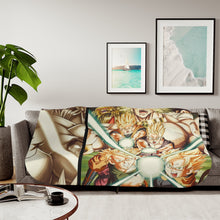 Load image into Gallery viewer, Dragon Ball Z poster Sherpa Blanket

