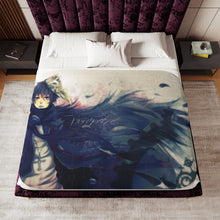 Load image into Gallery viewer, Anime Guilty Crown Sherpa Blanket
