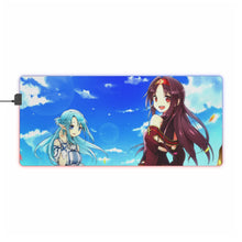 Load image into Gallery viewer, Asuna and Yuuki RGB LED Mouse Pad (Desk Mat)
