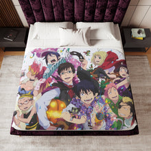 Load image into Gallery viewer, Anime Blue Exorcist Sherpa Blanket
