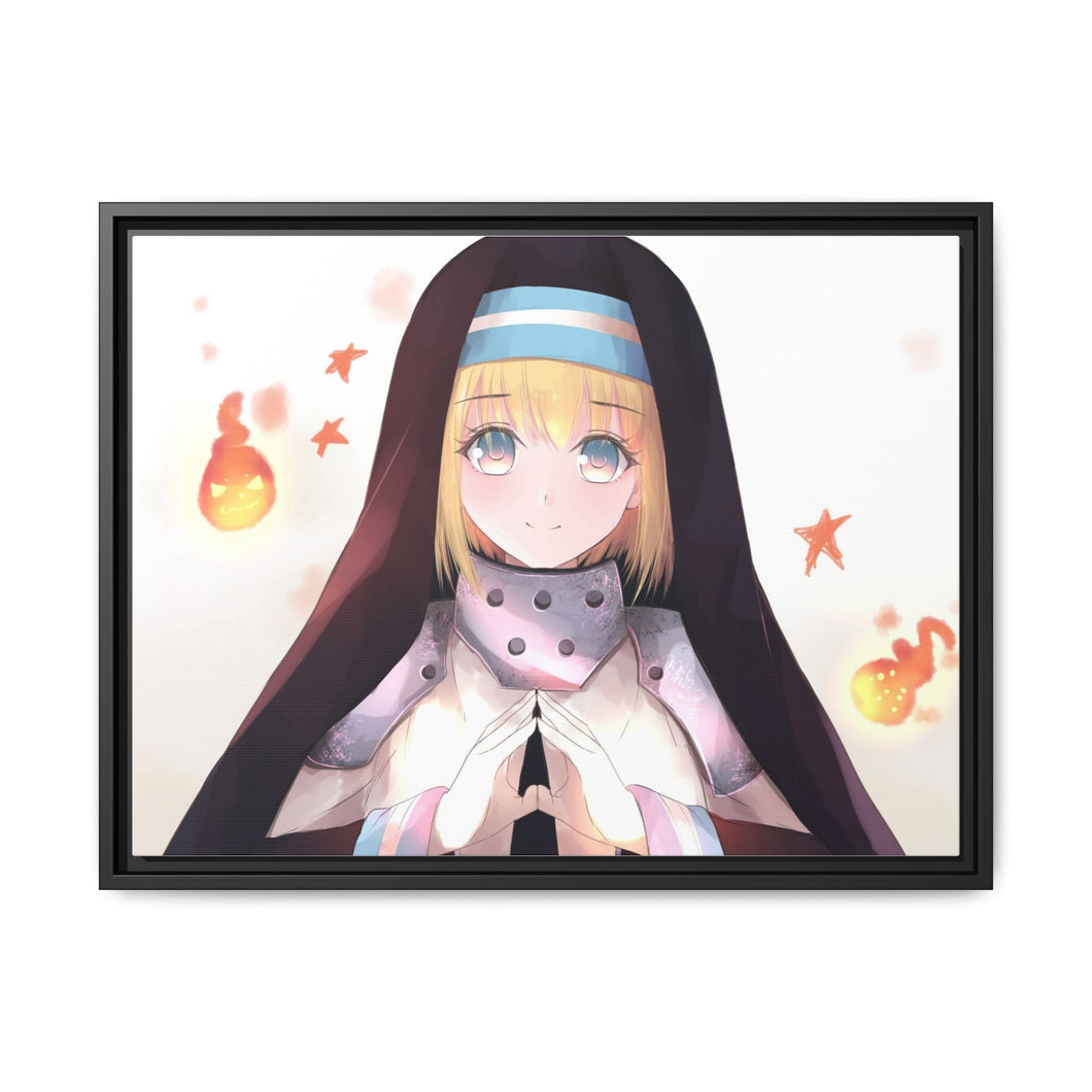 Anime Fire Force Canvas Framed Art Print