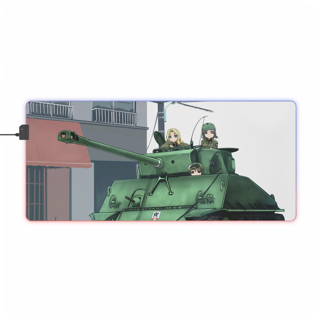 Girls und Panzer RGB LED Mouse Pad (Desk Mat)