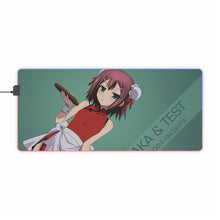 Load image into Gallery viewer, Baka and Test RGB LED Mouse Pad (Desk Mat)
