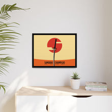 Load image into Gallery viewer, Anime Samurai Champloo Canvas Framed Art Print
