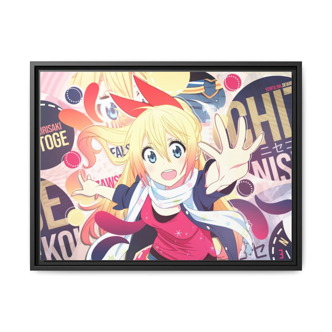 Chitoge Kirisaki Canvas Framed Art Print