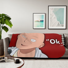 Load image into Gallery viewer, One Punch Man Saitama - Ok Sherpa Blanket
