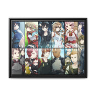 Anime Sword Art Online Canvas Framed Art Print