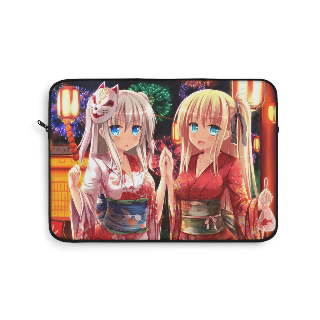 Nao Tomori  and Yusa Nishimori in yukata Laptop Sleeve