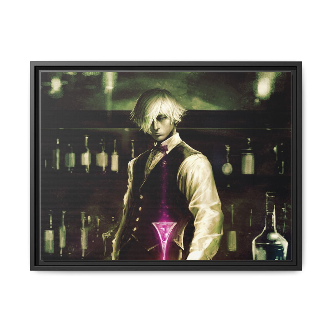 Decim Canvas Framed Art Print