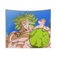 Legendary Super Saiyan Broly Indoor Wall Tapestry