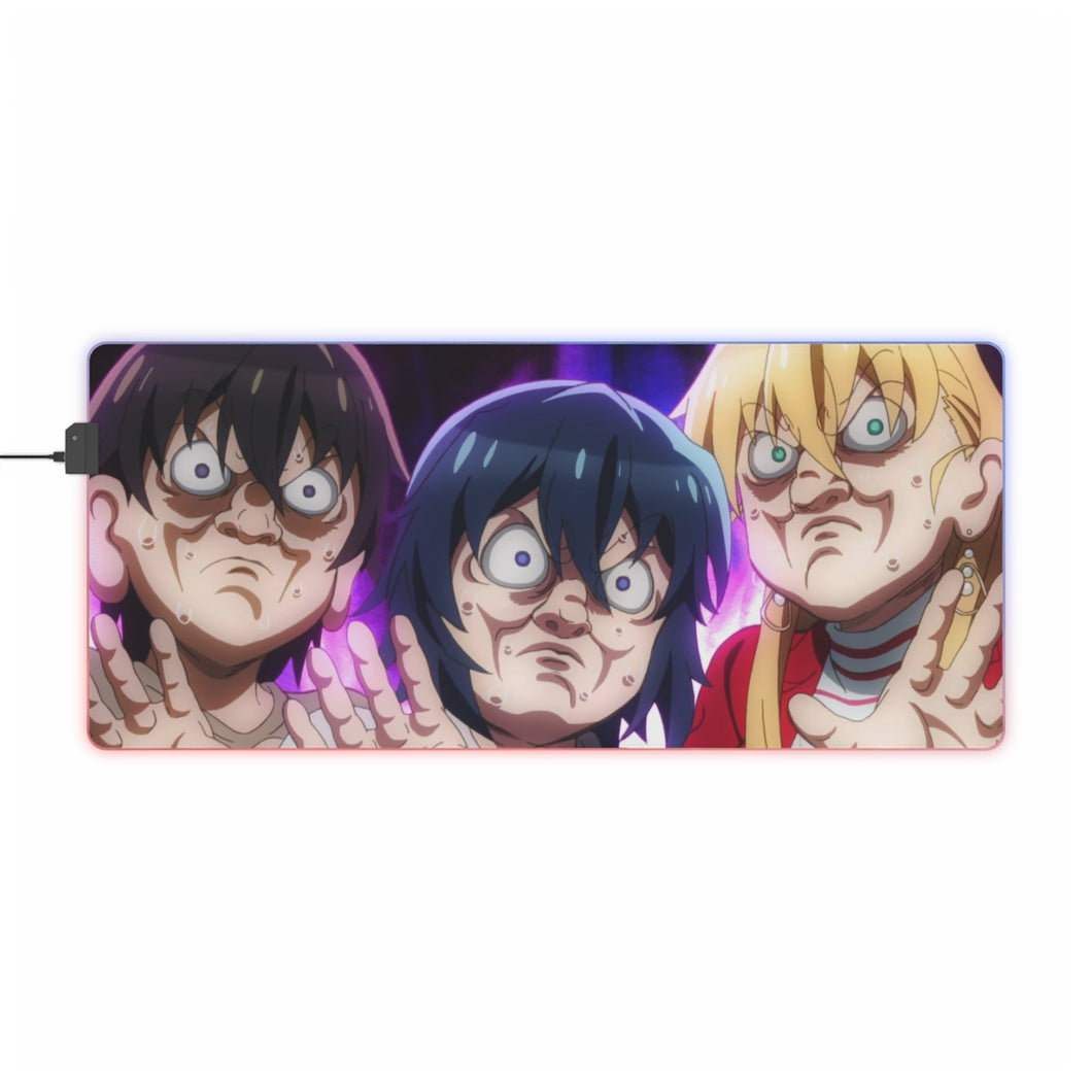 Gamers! Karen Tendou, Chiaki Hoshinomori, Keita Amano RGB LED Mouse Pad (Desk Mat)