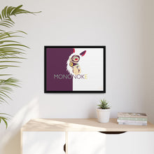 Load image into Gallery viewer, Anime Princess Mononoke Canvas Framed Art Print
