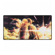 Load image into Gallery viewer, Kirito and Asuna Mouse Pad (Desk Mat)
