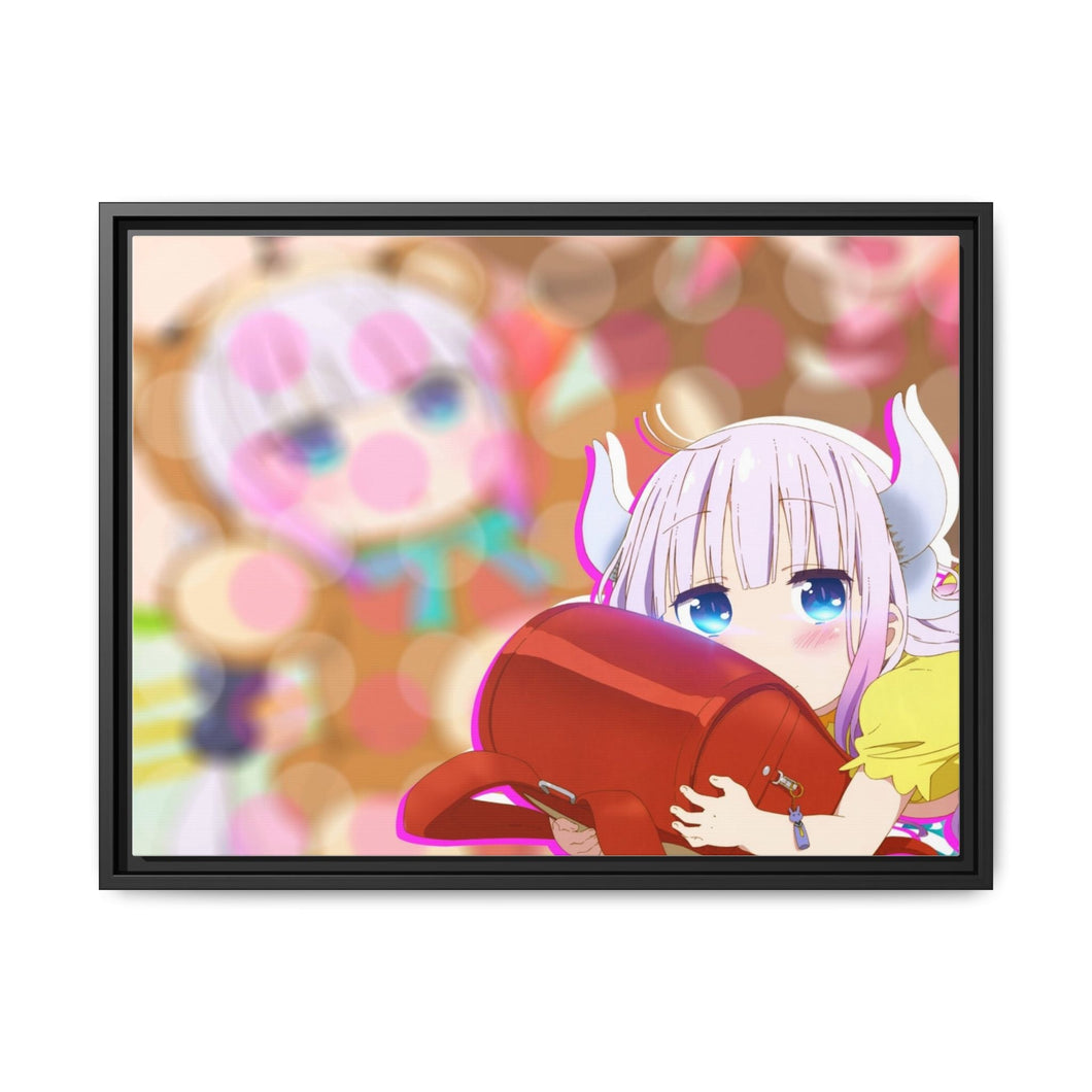 Kanna Kamui kobayashi-san chi no maid dragon Canvas Framed Art Print