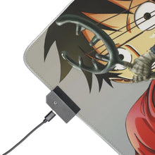 Load image into Gallery viewer, Luffy and Ussop RGB LED Mouse Pad (Desk Mat)
