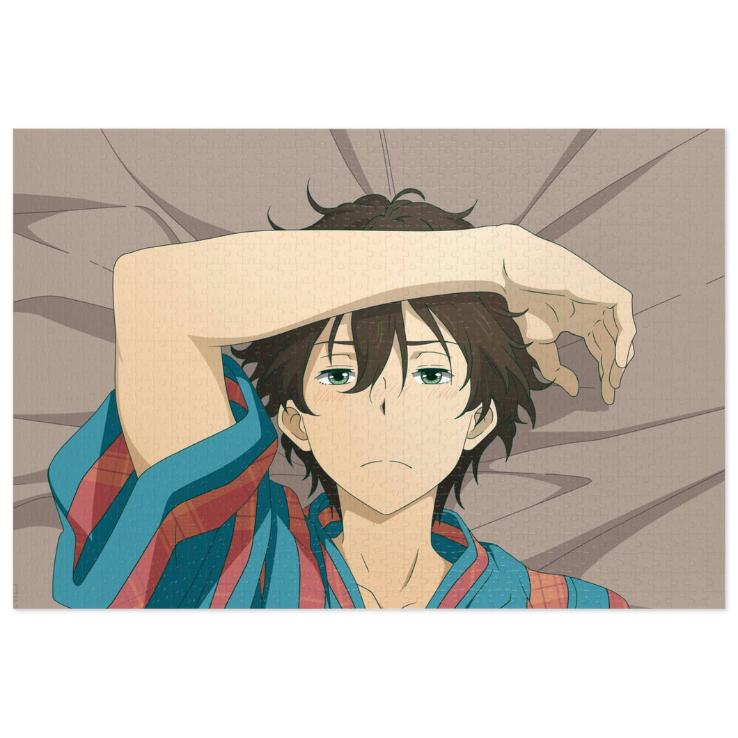 Hōtarō Oreki  in Kimono Jigsaw Puzzle