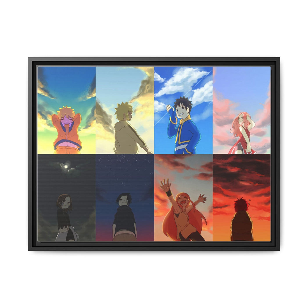 Anime Naruto Canvas Framed Art Print