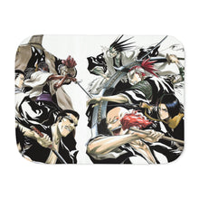 Load image into Gallery viewer, Bleach Renji Abarai, Kenpachi Zaraki Sherpa Blanket
