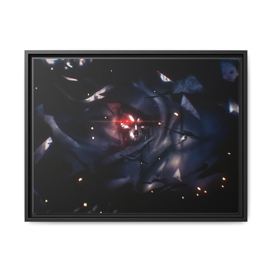 Ainz Ooal Gown Canvas Framed Art Print