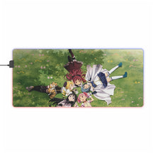 Load image into Gallery viewer, Puella Magi Madoka Magica Homura Akemi, Madoka Kaname, Sayaka Miki, Mami Tomoe RGB LED Mouse Pad (Desk Mat)
