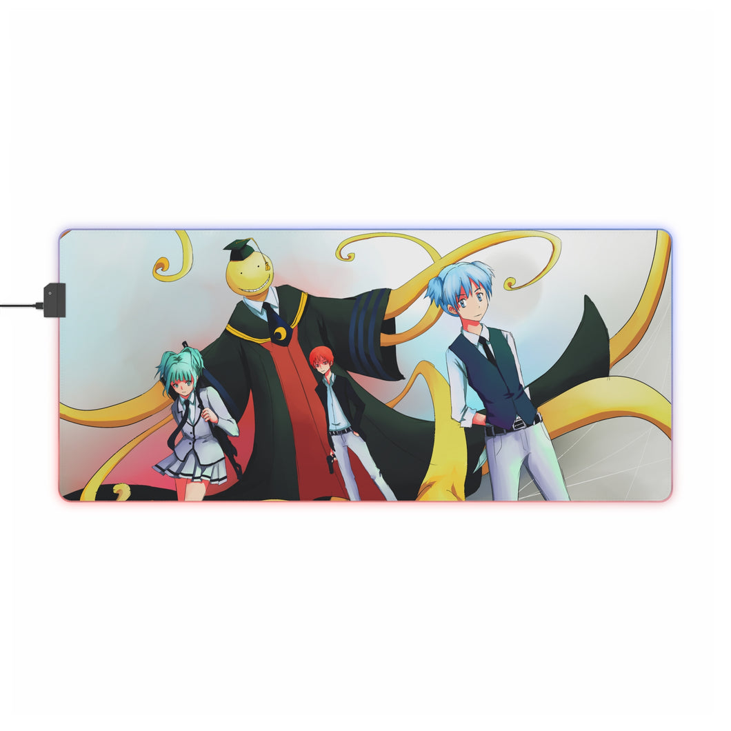 Assassination Classroom Koro-sensei, Karma Akabane, Nagisa Shiota, Kaede Kayano RGB LED Mouse Pad (Desk Mat)