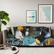 Load image into Gallery viewer, The Promised Neverland Ray, Norman, Emma, Phil, Isabella Sherpa Blanket
