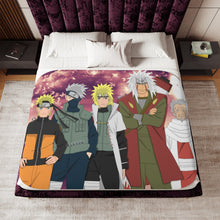 Load image into Gallery viewer, Anime Naruto Sherpa Blanket
