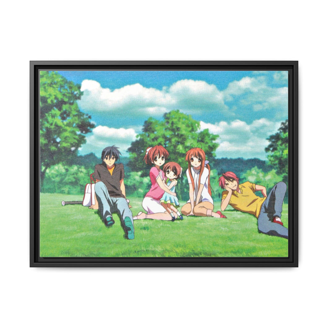 Anime Clannad Canvas Framed Art Print