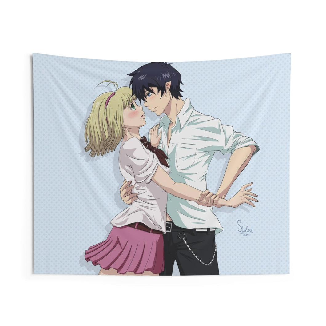 Rin and Shiemi Indoor Wall Tapestry