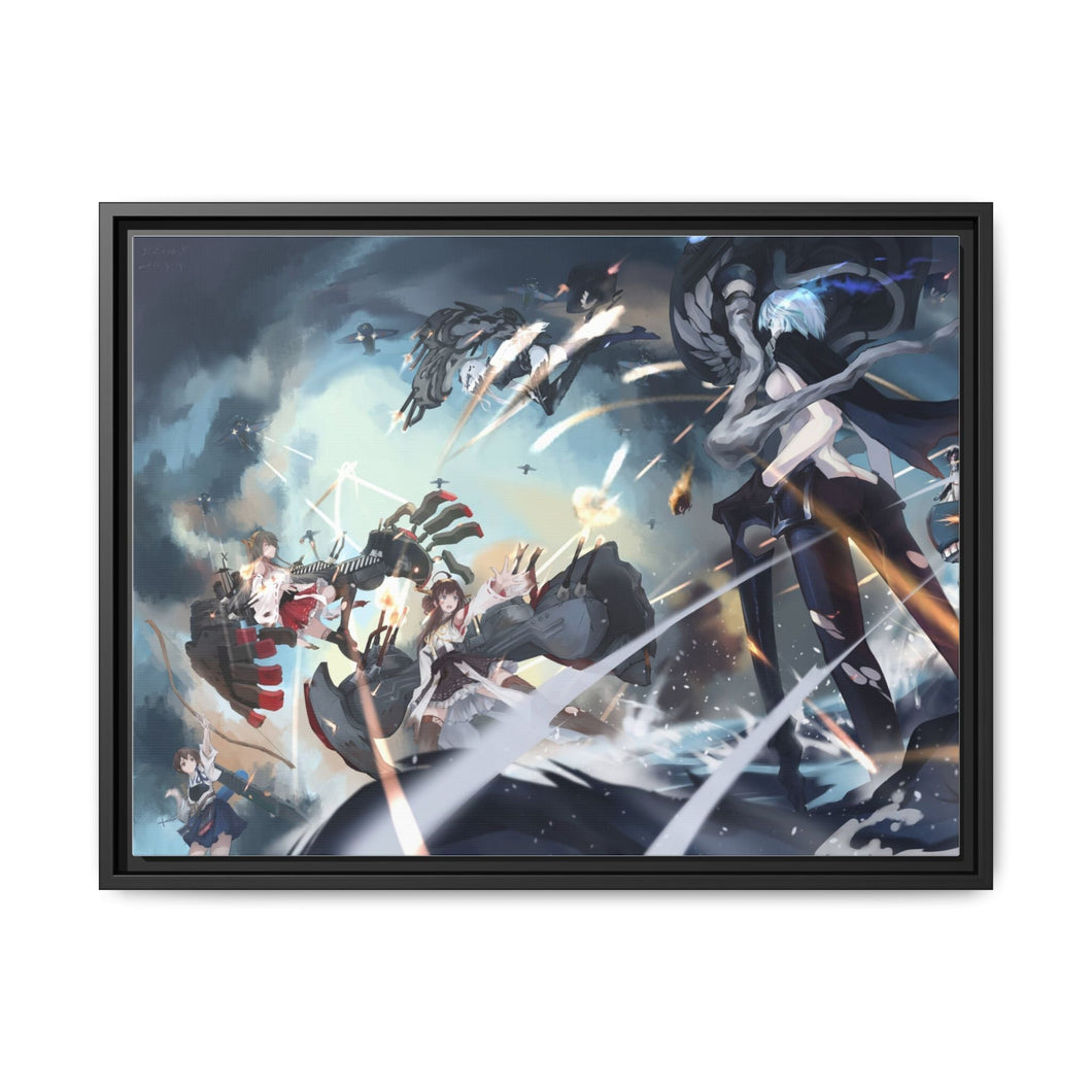 Anime Kantai Collection Canvas Framed Art Print