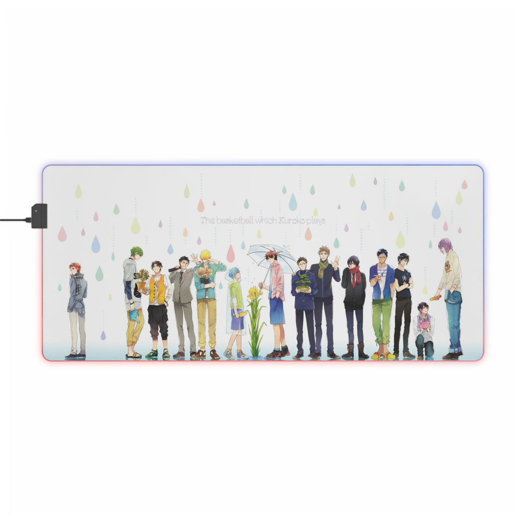 Kuroko's Basketball Tetsuya Kuroko, Daiki Aomine, Atsushi Murasakibara, Teppei Kiyoshi RGB LED Mouse Pad (Desk Mat)