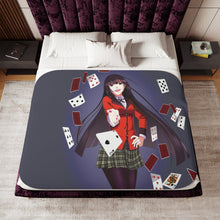 Load image into Gallery viewer, Kakegurui Yumeko Jabami Sherpa Blanket
