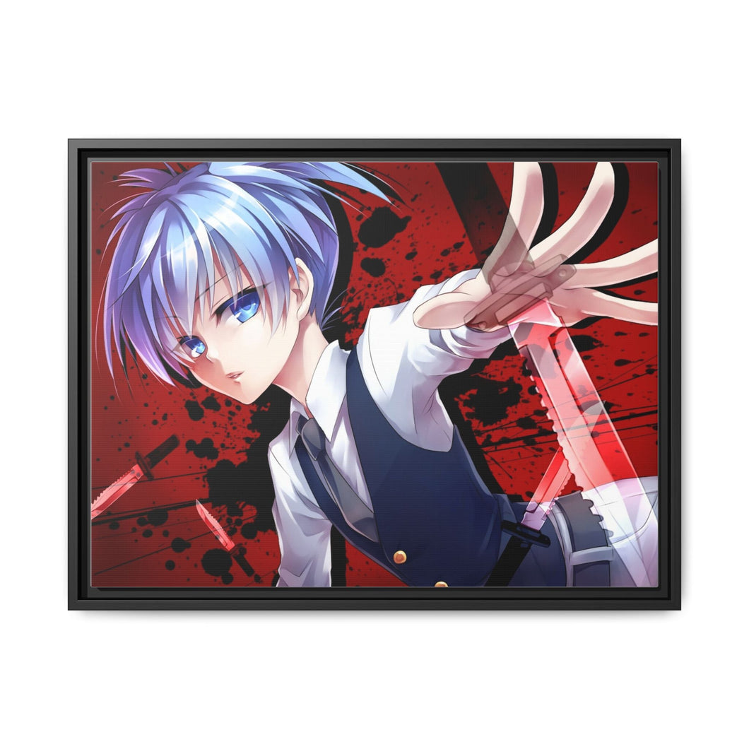 Anime Assassination Classroom Canvas Framed Art Print