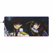 Load image into Gallery viewer, Code Geass Lelouch Lamperouge, Suzaku Kururugi RGB LED Mouse Pad (Desk Mat)
