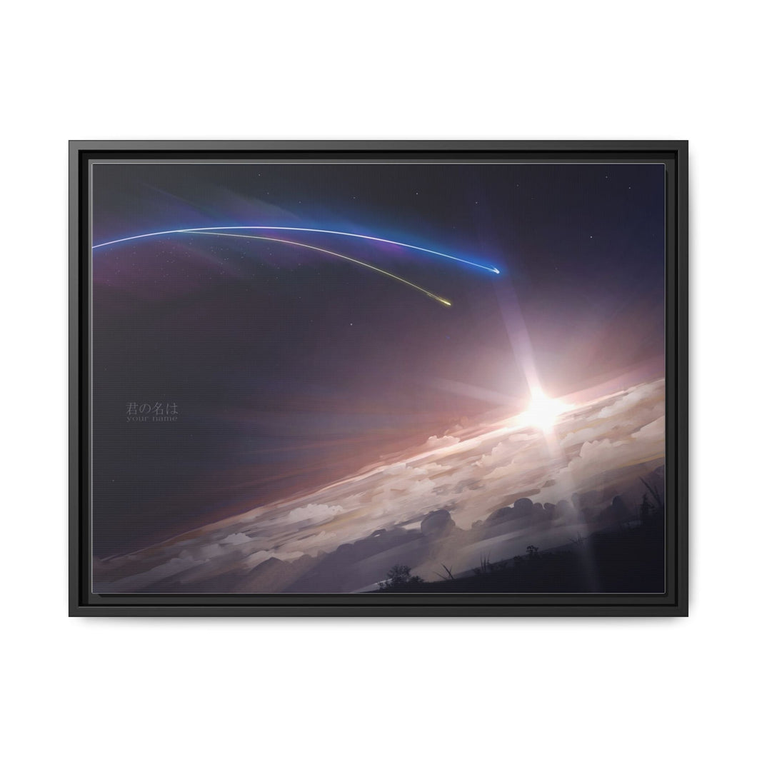 Anime Your Name. Canvas Framed Art Print