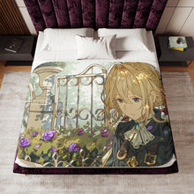 Load image into Gallery viewer, Anime Violet Evergarden Sherpa Blanket
