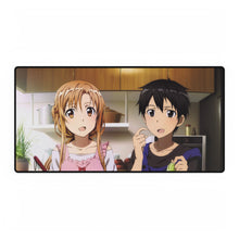 Load image into Gallery viewer, Kirito and Asuna Mouse Pad (Desk Mat)
