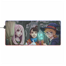 Load image into Gallery viewer, Little Witch Academia Atsuko Kagari, Sucy Manbavaran, Computer Keyboard Pad, Lotte Yanson RGB LED Mouse Pad (Desk Mat)
