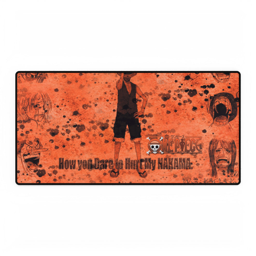 Monkey D luffy and nakamas one piece WB KHOSKI Mouse Pad (Desk Mat)
