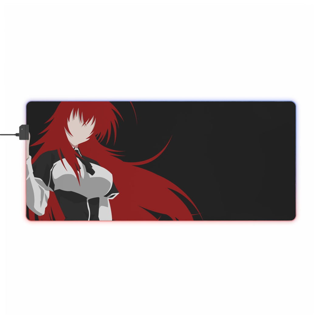 High School DxD Rias Gremory RGB LED Mouse Pad (Desk Mat)
