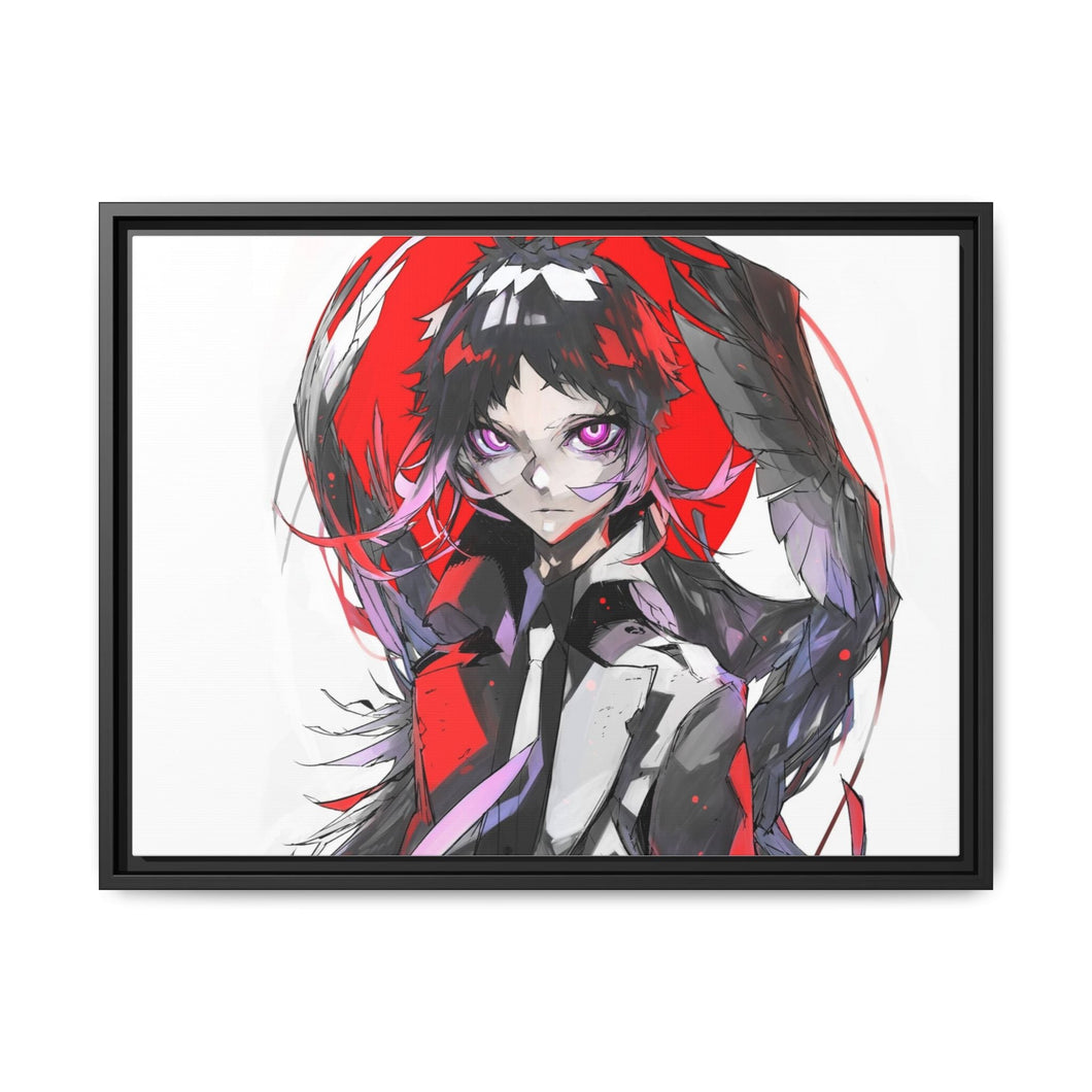 Ryūnosuke Akutagawa Canvas Framed Art Print