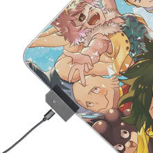 Load image into Gallery viewer, My Hero Academia Izuku Midoriya, Katsuki Bakugou, Tenya Iida, Tsuyu Asui RGB LED Mouse Pad (Desk Mat)
