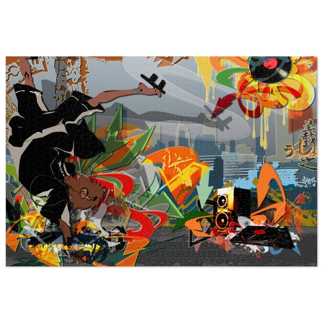 Anime Samurai Champloor Jigsaw Puzzle