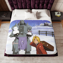 Load image into Gallery viewer, Anime FullMetal Alchemistr Sherpa Blanket
