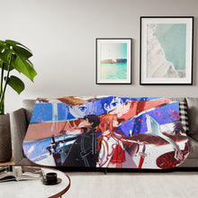 Load image into Gallery viewer, Kirito and Asuna Sherpa Blanket
