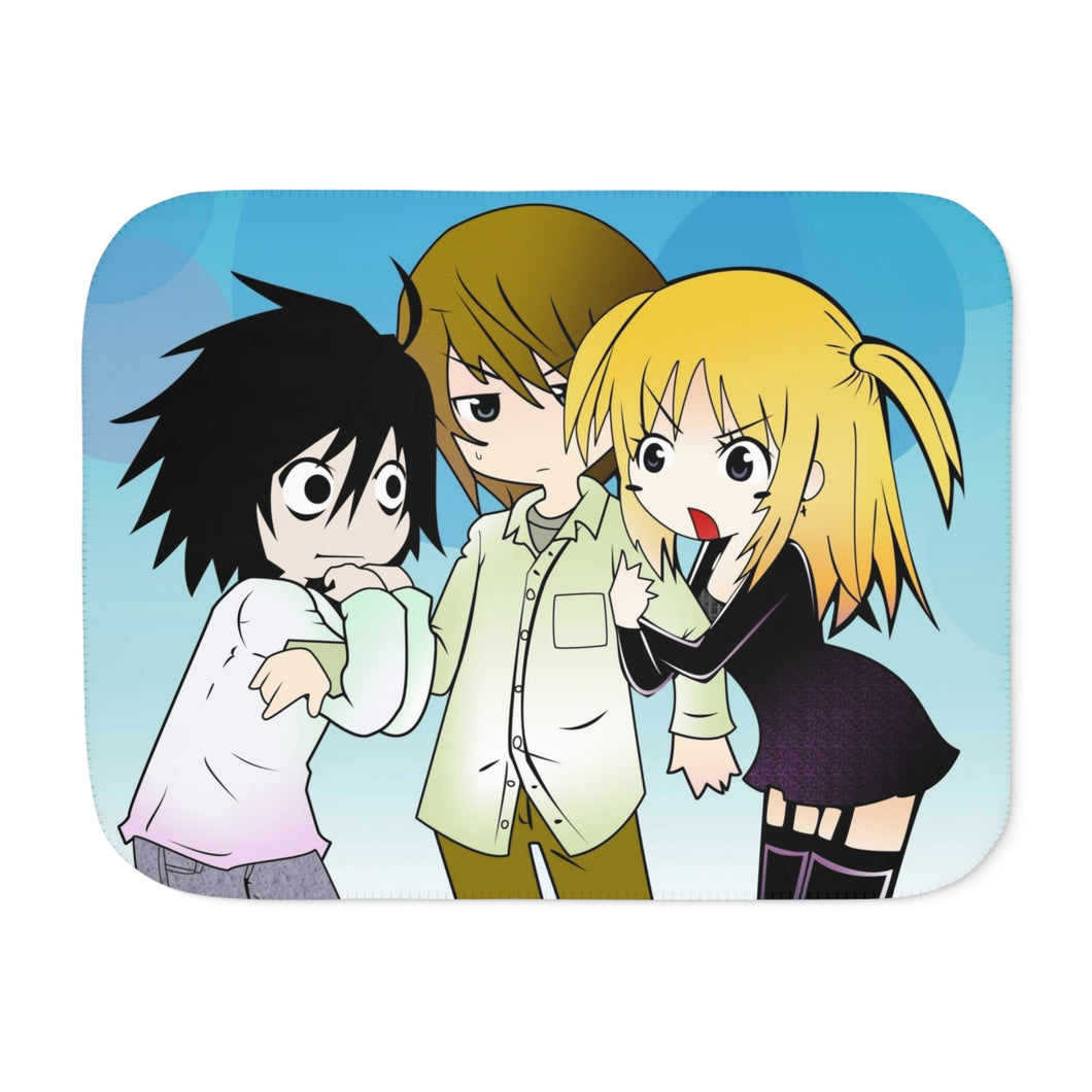 L, Light, & Misa Sherpa Blanket