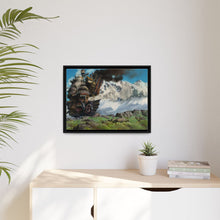 Load image into Gallery viewer, The walking castle Canvas Framed Art Print
