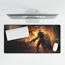 Load image into Gallery viewer, Sci Fi Warrior Mouse Pad (Desk Mat)
