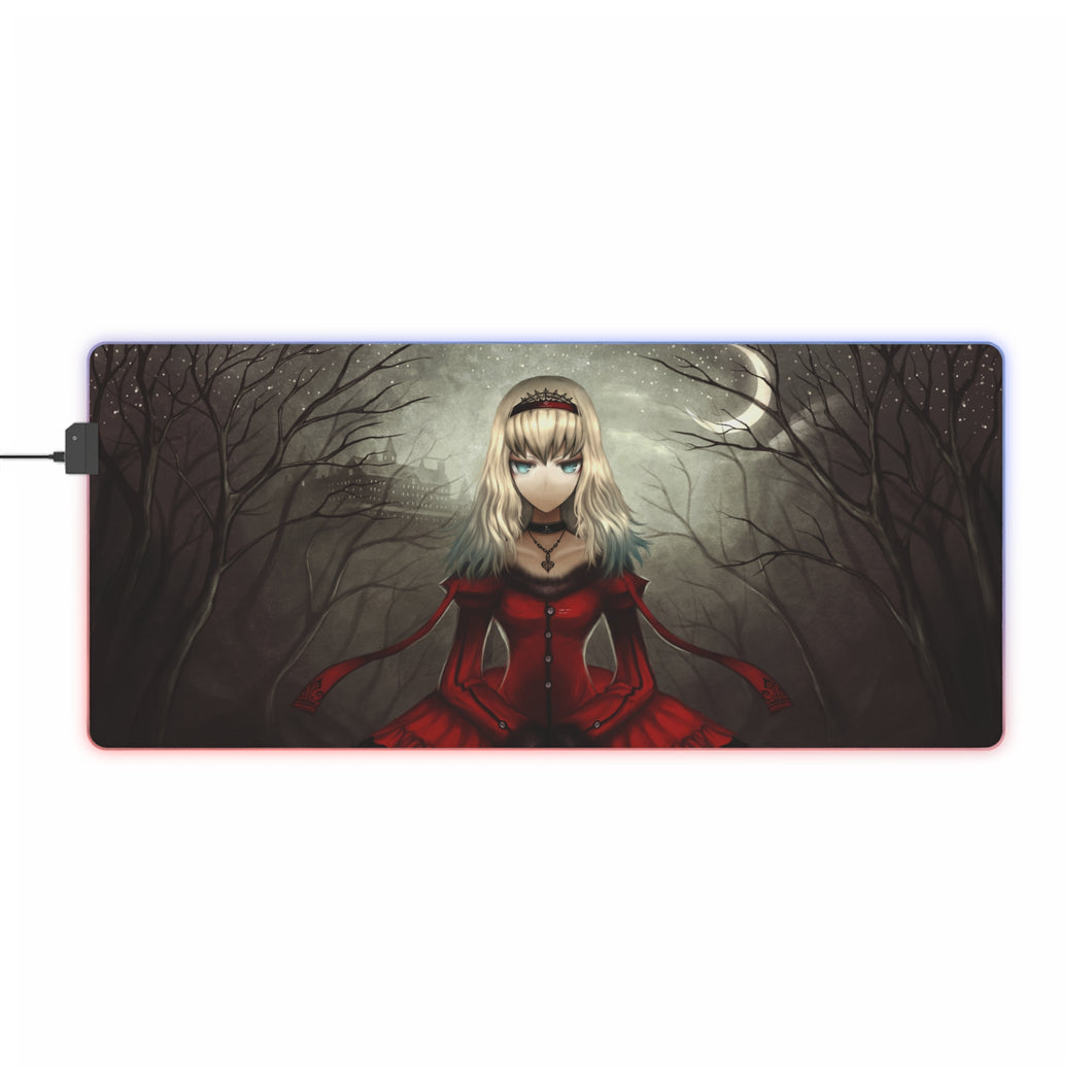 Anime Alice In Wonderland RGB LED Mouse Pad (Desk Mat)