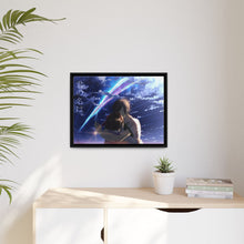 Load image into Gallery viewer, Your Name. Canvas Framed Art Print
